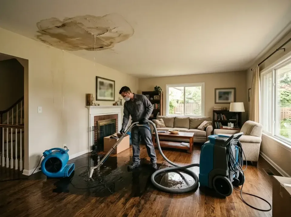 attic-pipe-burst-ceiling-drip-008 — frequently asked questions, Water Damage Restoration & Carpet Care in Van Buren, AR